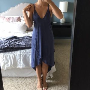 Hi-low flowy dress
